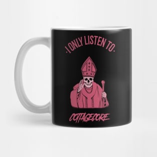 I Only Listen To Cottagecore Metal Undead Priest Mug